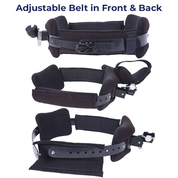 LuxArm Shoulder Subluxation Brace adjustable belt front back