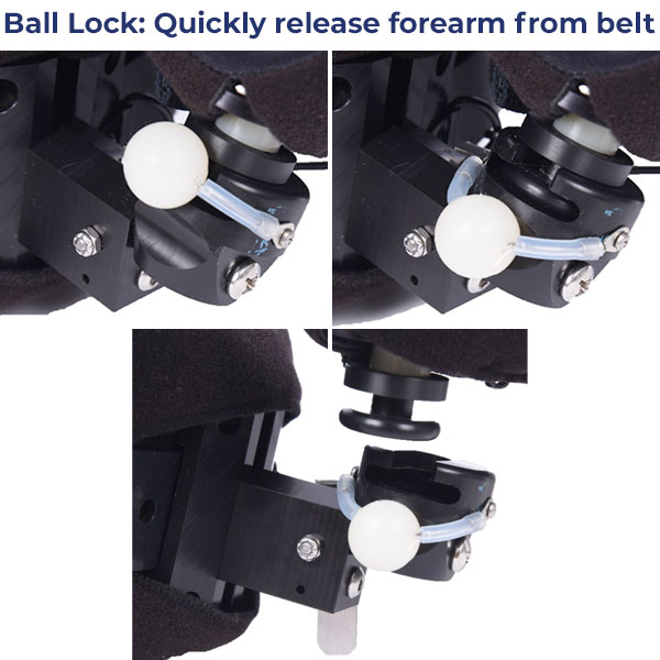 LuxArm Shoulder Subluxation Brace ball lock