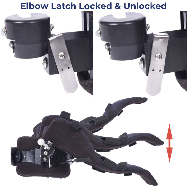 LuxArm Shoulder Subluxation Brace elbow latch