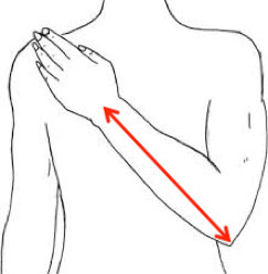 luxarm shoulder subluxation brace arm measurement